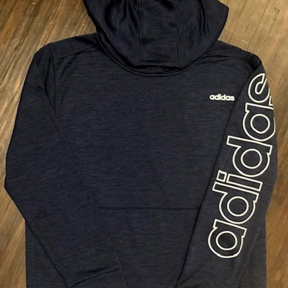 adidas Other - Adidas Navy Blue Boys Teens Sweatshirt Hoodie Pullover Large 14-16